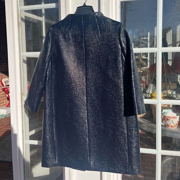 Kate Spade Erika Lacquered Tweed Coat - Picture 10 of 14